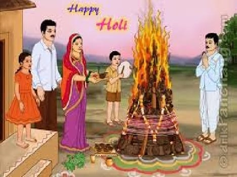 youth gave call to eradicate swine flu thruogh holika dahan